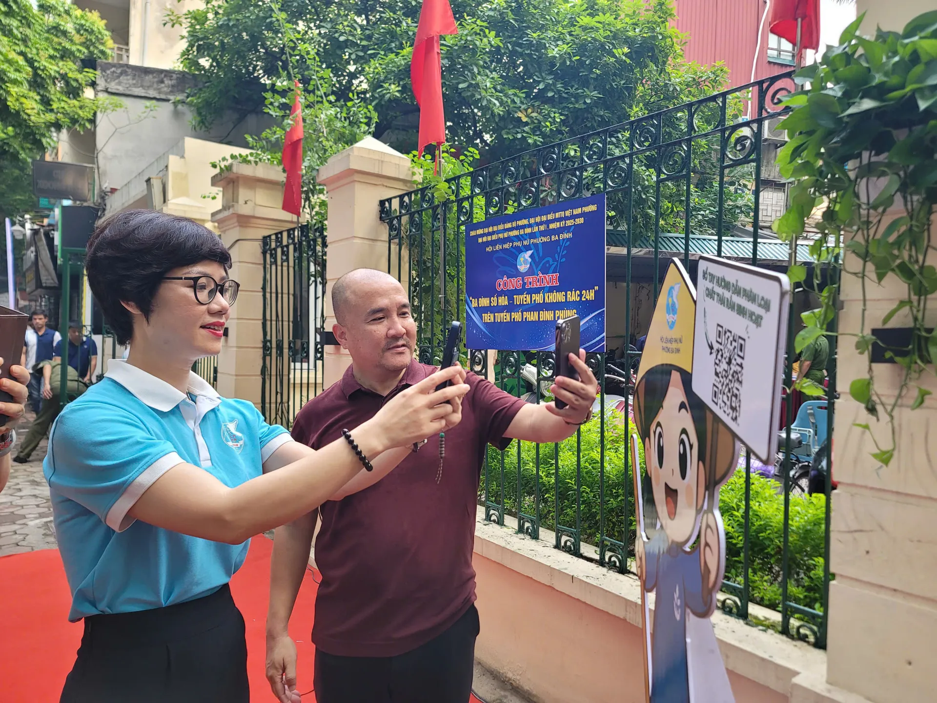 Phường Ba Đình ra mắt công trình “Ba Đình số hóa - Tuyến phố không rác”