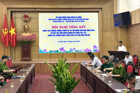 Quận Ba Đình: không để gián đoạn trong chỉ đạo ứng phó với thiên tai khi thực hiện sắp xếp bộ máy