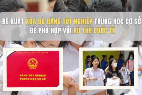 Đề xuất xóa bỏ bằng tốt nghiệp Trung học cơ sở để phù hợp với xu thế quốc tế 
