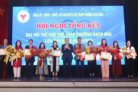 Các đội tuyển phường Bạch Mai thi đấu tại Đại hội Thể dục Thể thao Thủ đô đã giành được  81 huy chương
