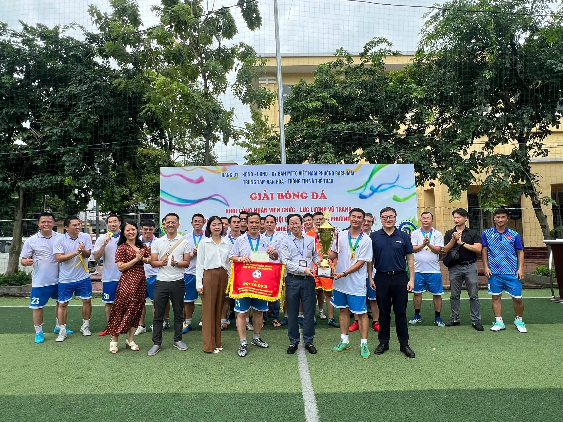 Phường Bạch Mai tổ chức thành công chuỗi các giải thể thao chào mừng Đại hội đại biểu Đảng bộ phường