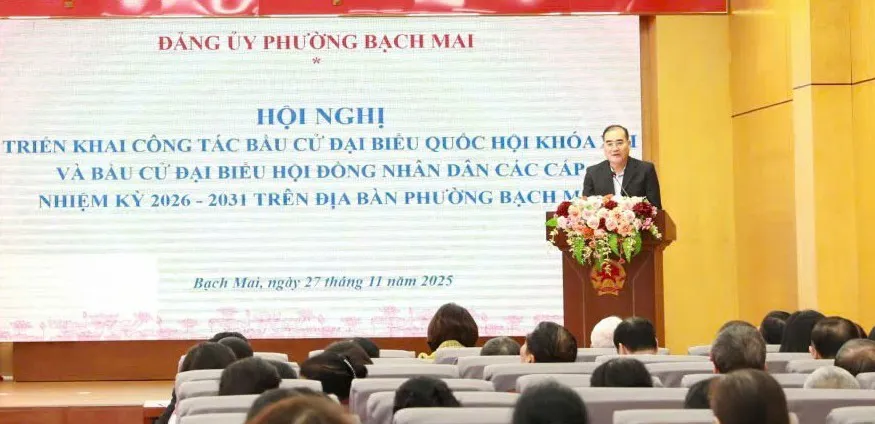 Phường Bạch Mai bắt tay ngay vào các công việc cụ thể chuẩn bị cuộc bầu cử, không hình thức