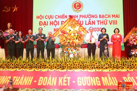 Đồng chí Hoàng Minh Bần giữ chức Chủ tịch Hội Cựu chiến binh phường Bạch Mai nhiệm kỳ 2025-2030