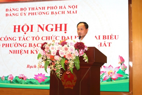 Dấu mốc quan trọng, khẳng định sự trưởng thành của Đảng bộ phường Bạch Mai trong giai đoạn mới