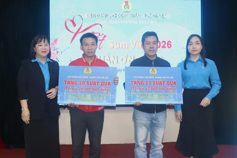 Phường Bạch Mai: nhiều hoạt động chăm lo thiết thực cho đoàn viên, người lao động dịp Tết 