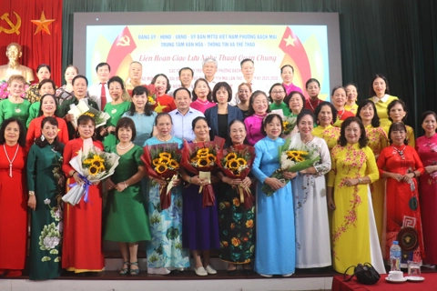 Phường Bạch Mai: Liên hoan giao lưu nghệ thuật quần chúng các tổ dân phố mừng 80 năm Ngày Quốc khánh
