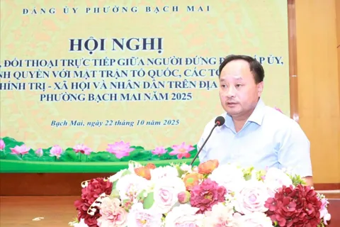 Phường Bạch Mai ưu tiên giải quyết kịp thời vấn đề cấp bách của người dân với thời hạn cụ thể 