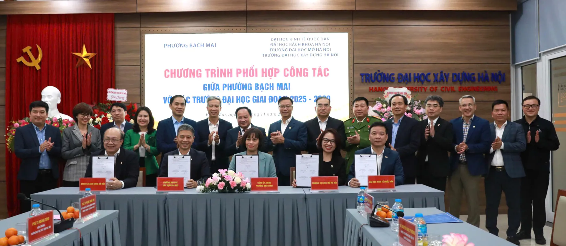 Phường Bạch Mai ký kết phối hợp công tác với 4 trường Đại học, mở ra nhiều cơ hội phát triển