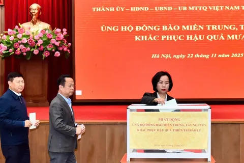 Hà Nội luôn là điểm tựa yêu thương của đồng bào cả nước trong lúc khó khăn bởi thiên tai