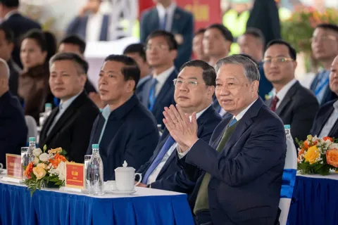 Tổng Bí thư Tô Lâm dự khởi công Dự án Khu đô thị đa mục tiêu Bắc Thăng Long Urban City, Hà Nội
