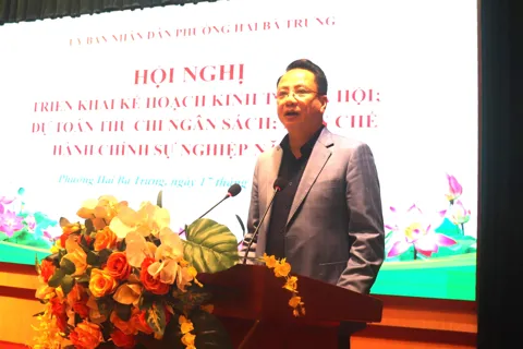 Phường Hai Bà Trưng giao chỉ tiêu KT-XH năm 2026: phát huy sáng tạo của từng công chức, tạo chuyển biến rõ nét tại từng đơn vị