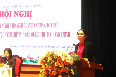 Phường Hai Bà Trưng quan tâm triển khai những mô hình đưa chính quyền ngày càng sát hơn với doanh nghiệp