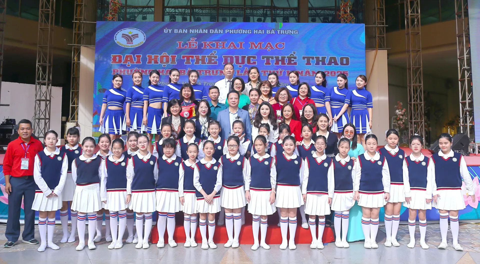 Hàng trăm vận động viên tham gia tranh tài tại Đại hội Thể dục Thể thao phường Hai Bà Trưng