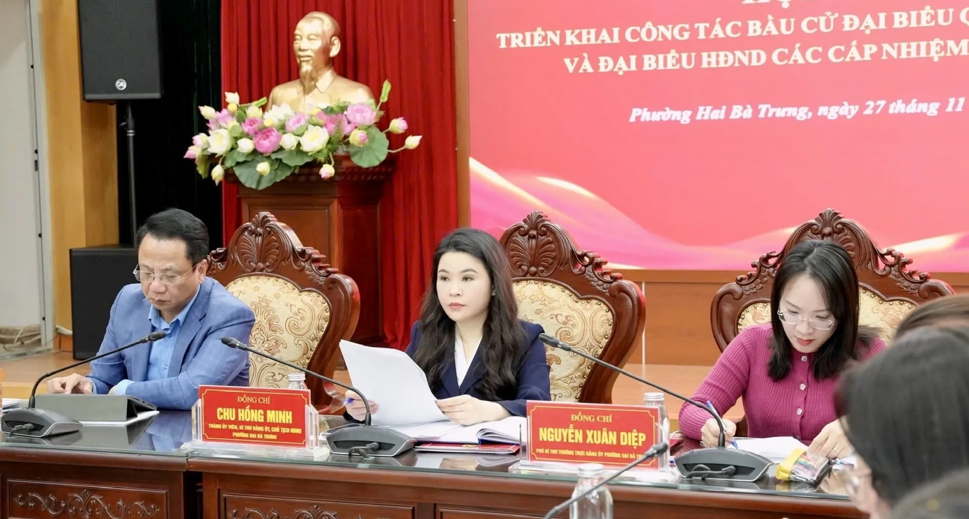 Phường Hai Bà Trưng triển khai 5 nhiệm vụ trọng tâm thực hiện công tác bầu cử