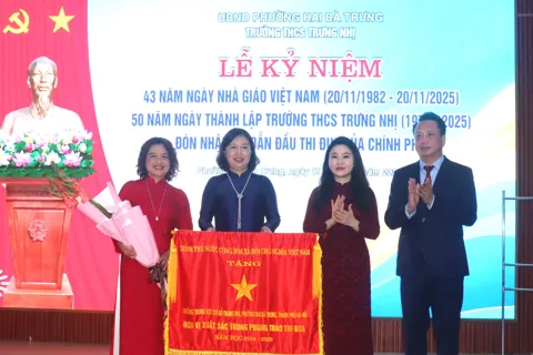 Phường Hai Bà Trưng: trường THCS Trưng Nhị viết tiếp truyền thống là niềm tự hào của ngành giáo dục Thủ đô