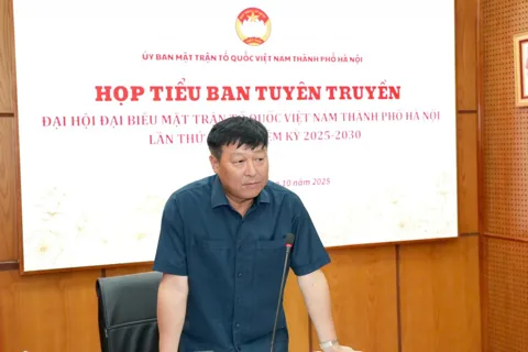 Hà Nội: Tuyên truyền Đại hội đại biểu Mặt trận Tổ quốc Việt Nam Thành phố tạo hiệu ứng lan tỏa