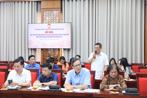 MTTQ TP Hà Nội góp ý Dự thảo sửa đổi, bổ sung Hiến pháp: cụ thể hóa, bổ sung quyền của Mặt trận
