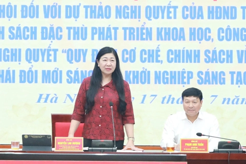Chính sách đặc thù phát triển khoa học công nghệ tại Hà Nội: nên có phương thức linh hoạt khoán sản phẩm đầu ra 
