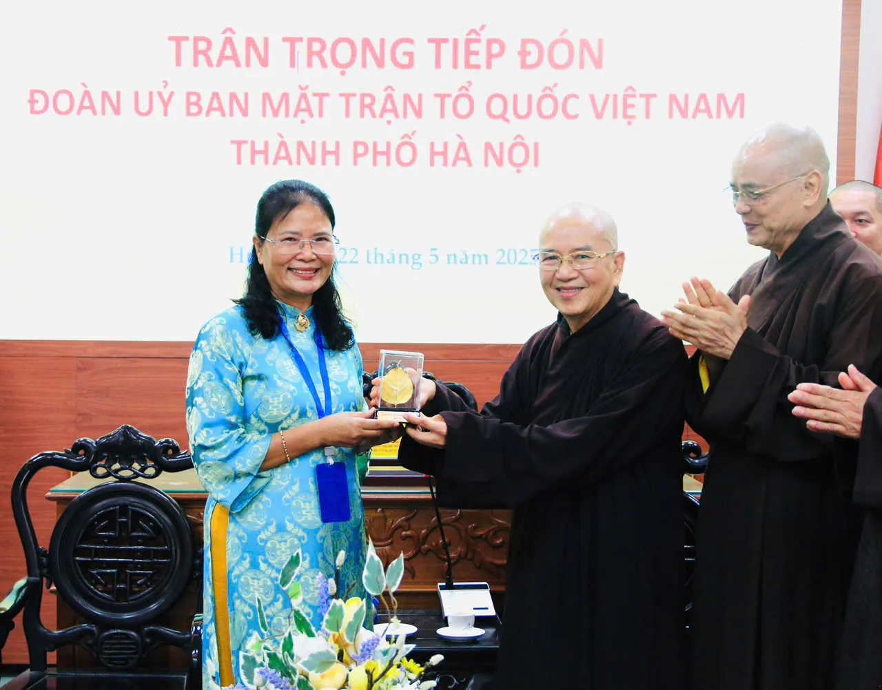Đoàn đại biểu Mặt trận Tổ quốc TP Hà Nội thăm, làm việc tại Huế