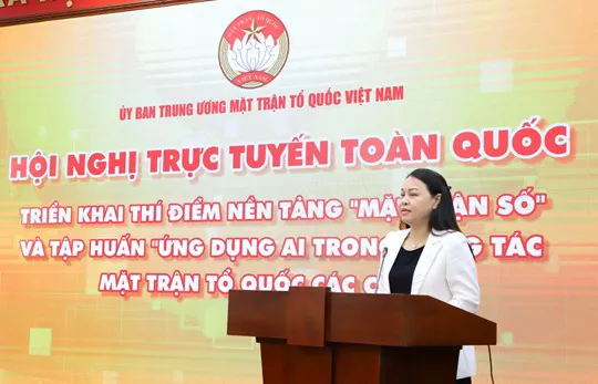 Ứng dụng công nghệ số để đưa Mặt trận đến gần, sẵn sàng phục vụ người dân