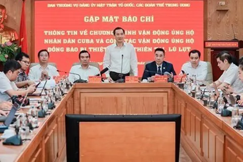 Duy trì thông tin lan tỏa năng lượng thiện nguyện, khẳng định vai trò nòng cốt của Mặt trận trong công tác vận động cứu trợ
