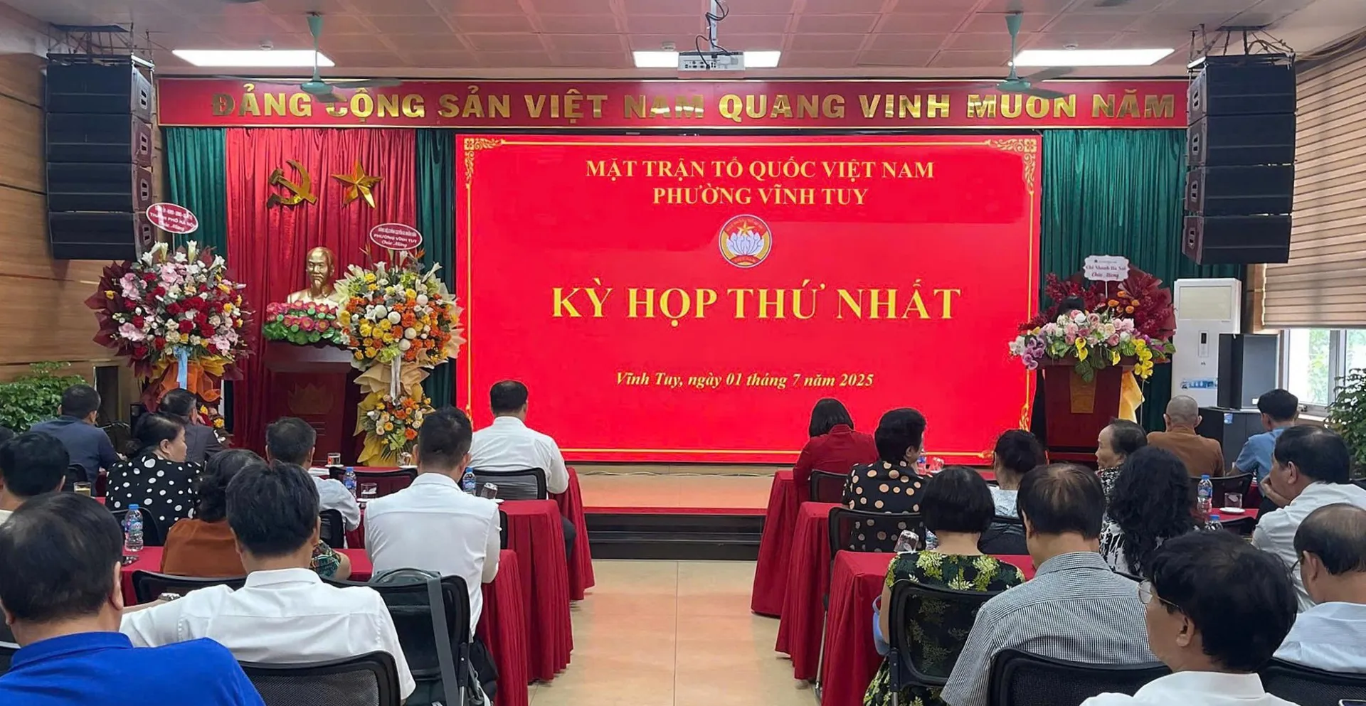 Phường Vĩnh Tuy: thông qua quy định tổ chức bộ máy Cơ quan Mặt trận Tổ quốc phường