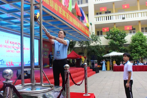 Sôi nổi Đại hội Thể dục Thể thao phường Vĩnh Tuy với 41 nội dung thi đấu