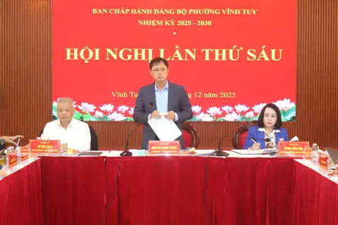 Phường Vĩnh Tuy: chuyển đổi những thách thức thành động lực phát triển, đáp ứng yêu cầu quản trị xã hội hiện đại
