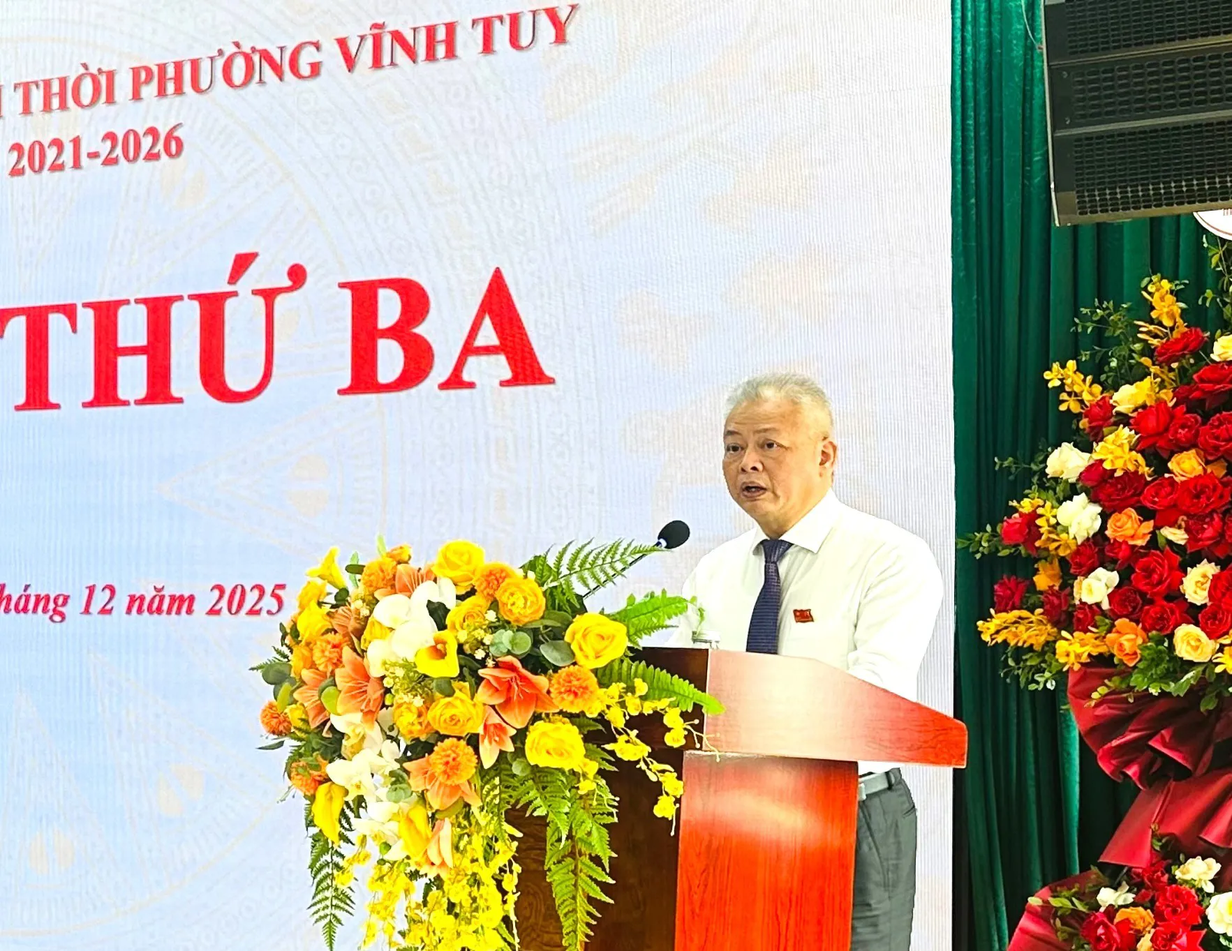 Phường Vĩnh Tuy tập trung nâng cao chất lượng quản lý điều hành, hiệu quả phục vụ Nhân dân