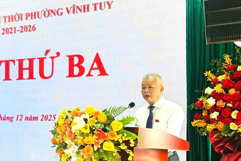 Phường Vĩnh Tuy tập trung nâng cao chất lượng quản lý điều hành, hiệu quả phục vụ Nhân dân