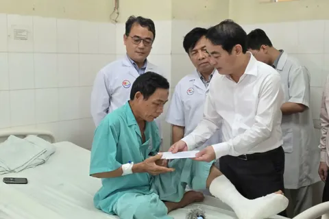 Các nạn nhân trong vụ sạt lở đất tại đèo Khánh Lê được điều trị miễn phí