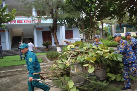 Đặc khu Trường Sa bảo đảm an toàn sau khi bão Kalmaegi đi qua