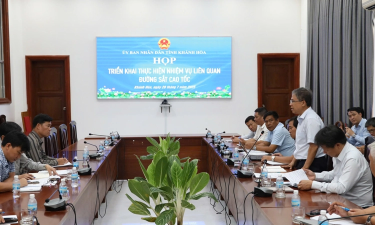 Khánh Hòa: Giải phóng mặt bằng đường sắt tốc độ cao Bắc - Nam - Đảm bảo tiến độ dự án