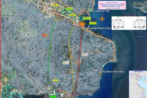 Diễn biến mới tại dự án hầm Cù Hin kết nối Nha Trang - Cam Lâm
