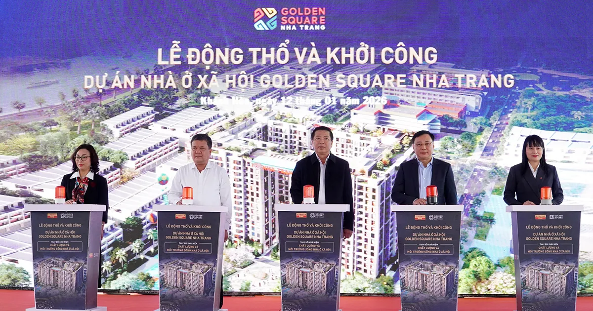 Khánh Hòa: khởi công 2 dự án nhà ở xã hội hơn 1.700 căn - Báo Kinh tế đô thị