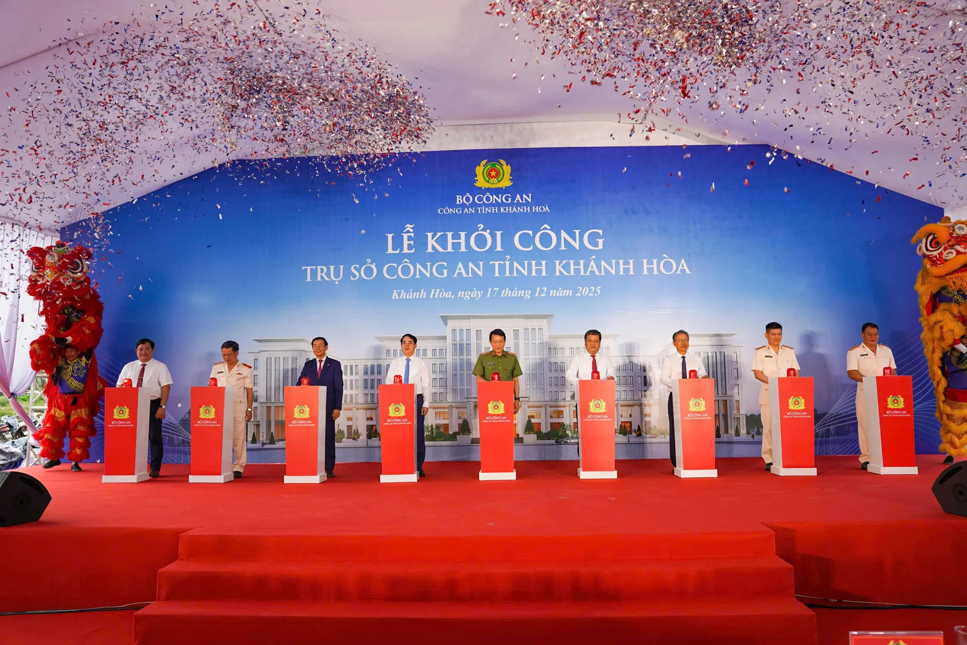 Khởi công xây dựng trụ sở Công an tỉnh Khánh Hòa