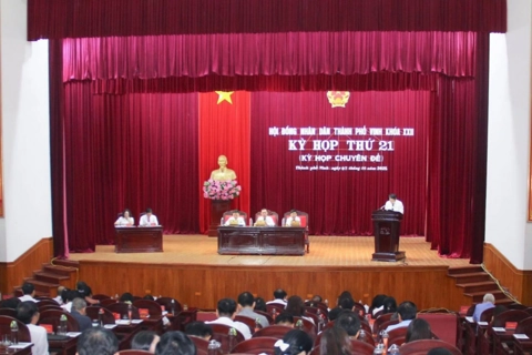TP Vinh thống nhất lại tên gọi đơn vị hành chính sau sắp xếp