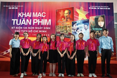Nghệ An: khai mạc Tuần phim Kỷ niệm 135 năm Ngày sinh Chủ tịch Hồ Chí Minh 
