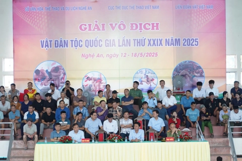 Nghệ An: ấn tượng Giải vô địch Vật dân tộc quốc gia lần thứ XXIX năm 2025