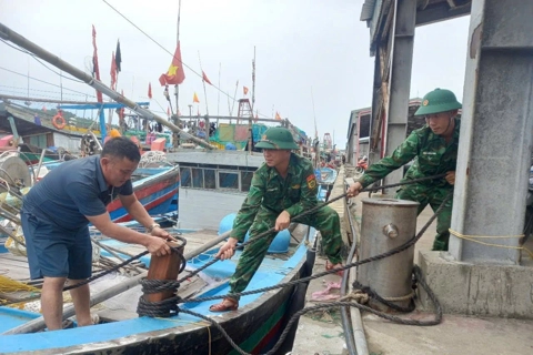 Tỉnh Nghệ An: hỗ trợ tàu tránh trú bão và lồng bè nuôi cá ven biển 
