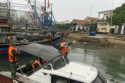 Nghệ An cấm tàu thuyền ra khơi từ ngày 5/10 để phòng, chống bão số 11