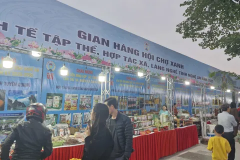 Nghệ An: hội chợ xanh kết nối cung cầu các sản phẩm tiêu biểu địa phương
