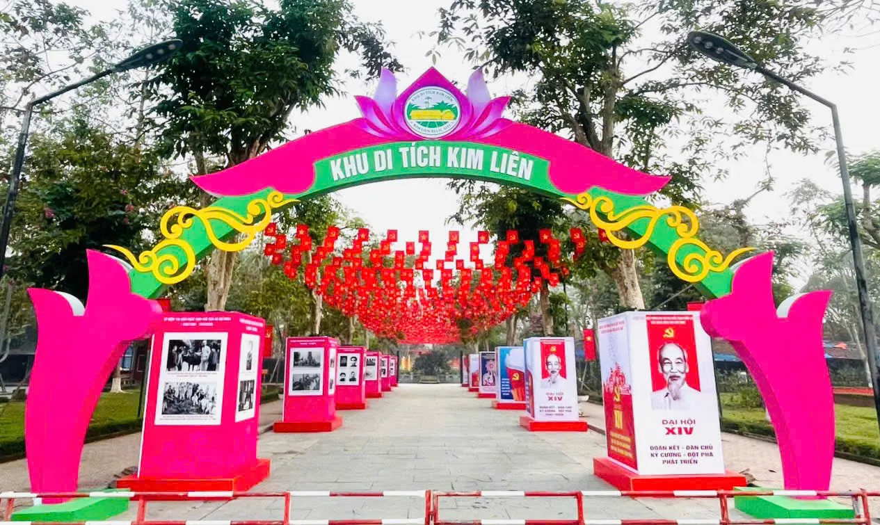 Nghệ An: khu di tích Kim Liên rộn ràng không khí đón năm mới