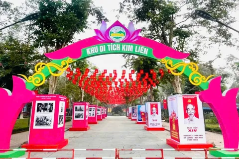 Nghệ An: khu di tích Kim Liên rộn ràng không khí đón năm mới