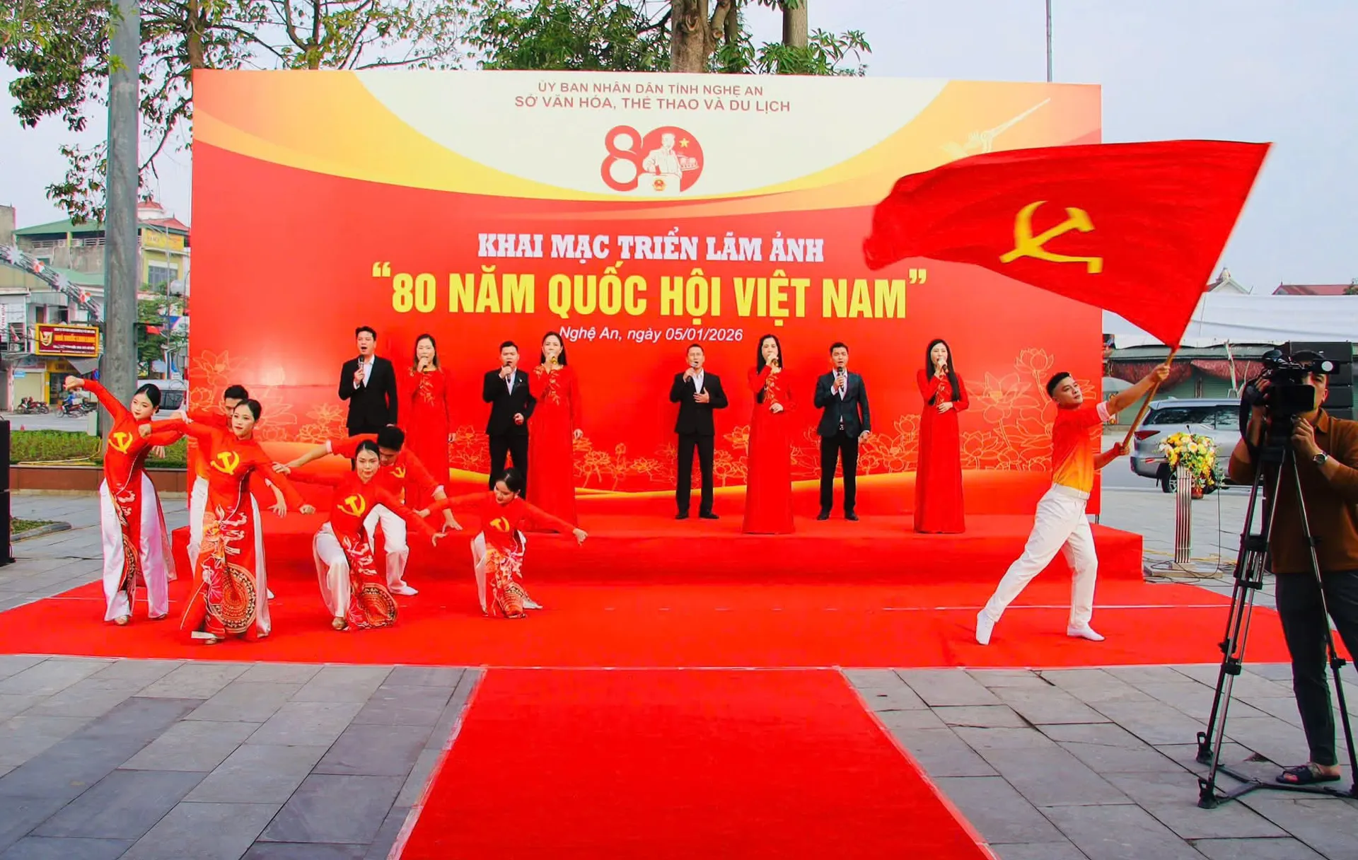 Nghệ An: khai mạc triển lãm "80 năm Quốc hội Việt Nam"