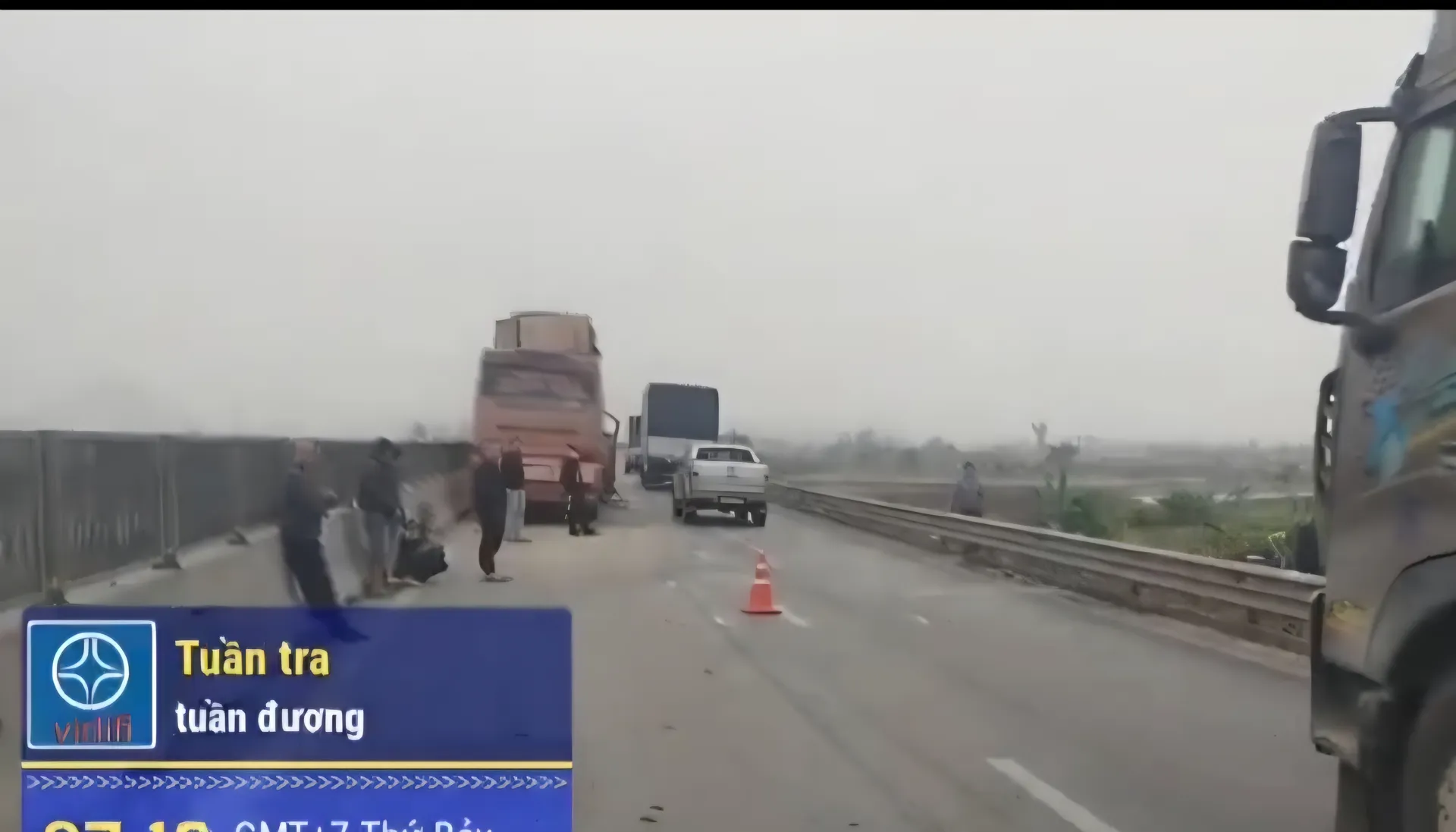 Nghệ An: tai nạn giao thông liên hoàn trên cao tốc Bắc - Nam khiến 1 người tử vong