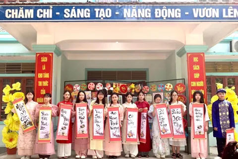 Khi "Xuân yêu thương" trở thành chủ đề giáo dục trong trường học 