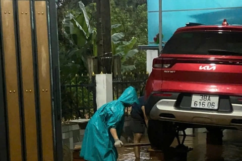 Hà Tĩnh: mưa lớn kéo dài, nhiều vùng bị ngập lụt