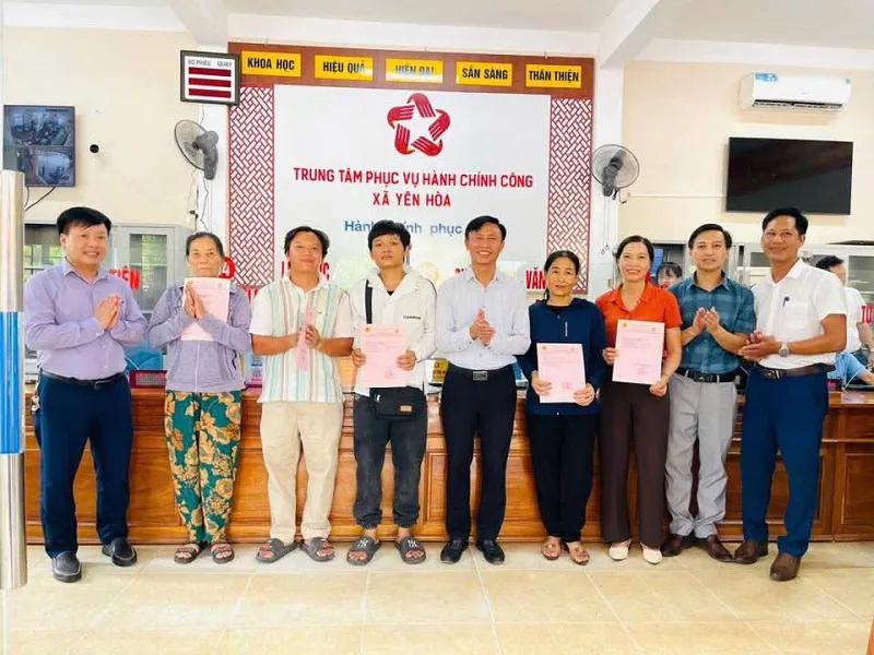 Hà Tĩnh: tập trung cấp giấy chứng nhận quyền sử dụng đất cho người dân