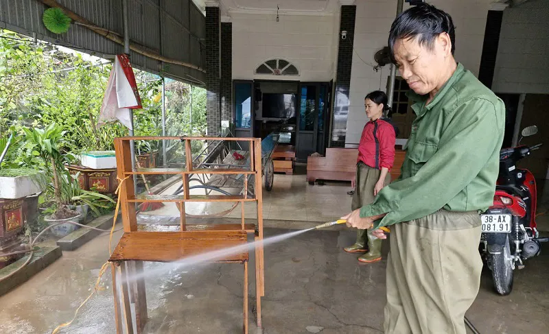 Hà Tĩnh: tập trung khắc phục hậu quả mưa lũ